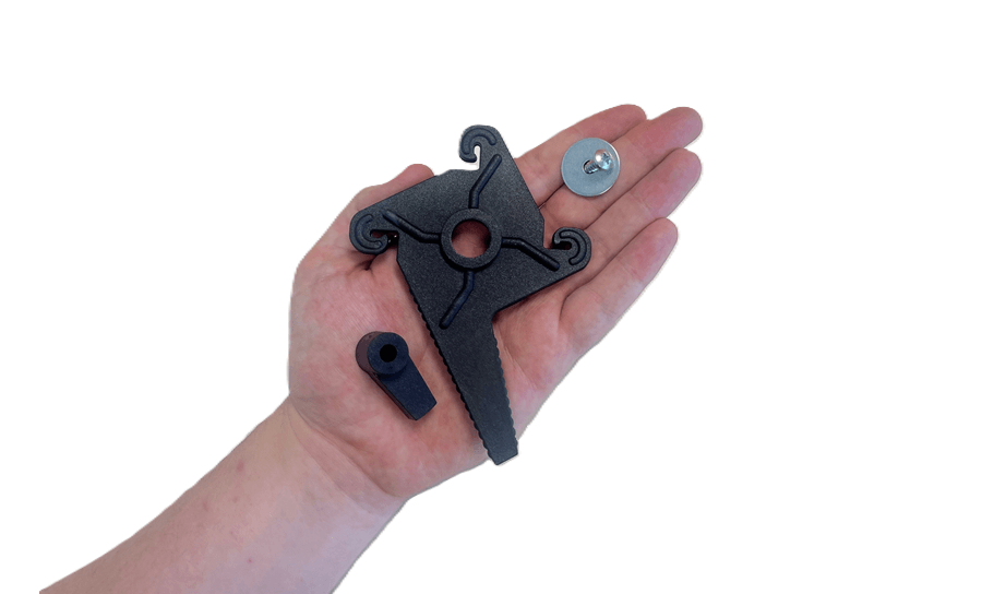 Cardale Latch Lever Crucifix & Cam - 3-Cable Locking