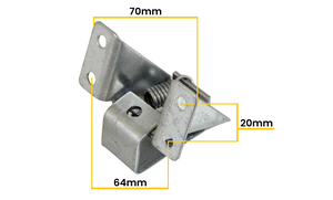 Spring Loaded Bottom Latch