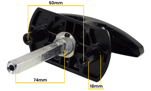 Cardale Garage Door T-Handle Lock