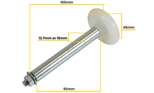 Garador Retractable Roller Spindles