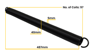 Cardale Small Blue Garage Door Spring