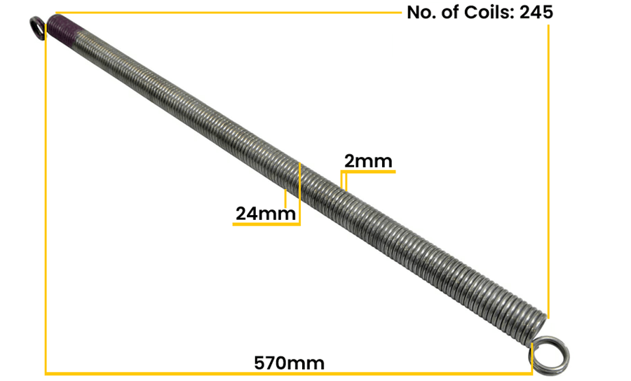 Cardale Purple Entex Garage Door Spring