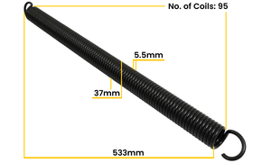 Henderson Dolphin Grey Garage Door Spring