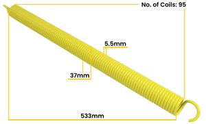 Henderson Dolphin Yellow Garage Door Spring