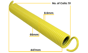 Wessex Yellow Garage Door Spring