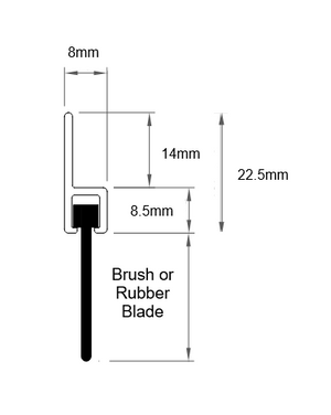Garage Door Rubber Bottom Seal