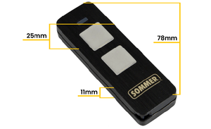 Sommer Pearl Twin 2-Button Remote Control Handset