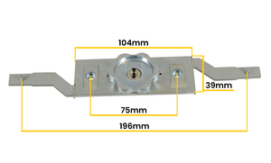 Steel Line Inline Roller Shutter Door Lock