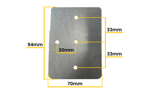 Side Latch Striker Plates
