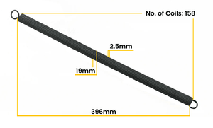 Cardale CEN Light Slideaway Door Spring