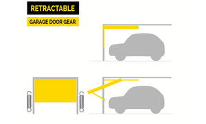 Retractable Lightweight Garage Door Gear