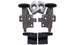 Garador Double Door Top Rollers & Brackets