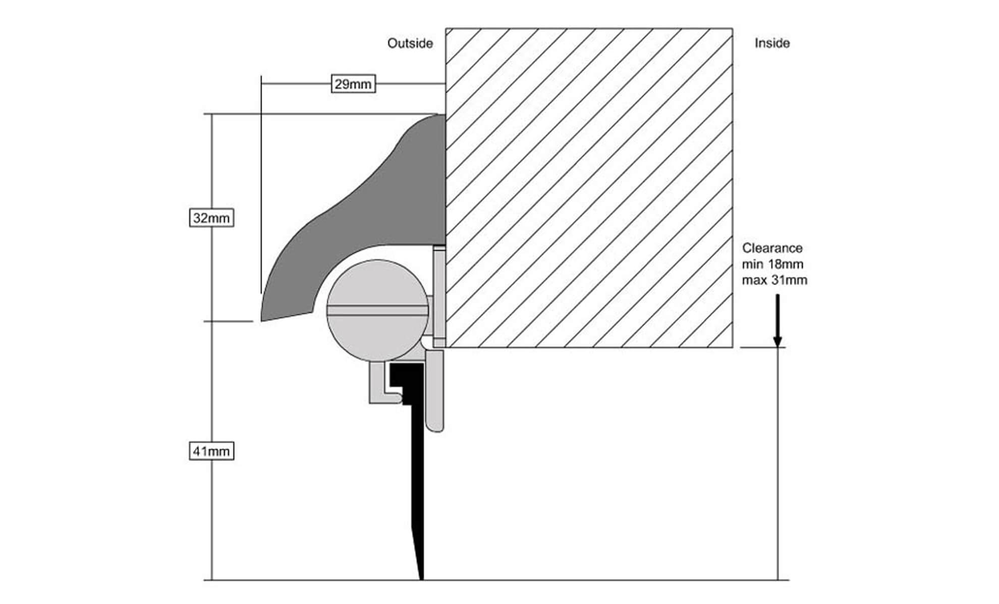 Amig - Draught Excluder For Entrance Or Interior Doors - Adhesive
